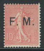 ** N°4 - 10c Rose - TB - Timbres De Franchise Militaire