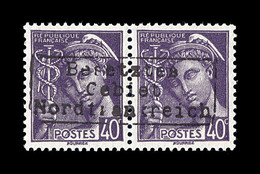 ** COUDEKERQUE N°5 - 40c Violet - Signé Claves - TB - Oorlogszegels