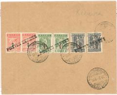 L POSTES SERBES Pli Du 29/9/1918 - Afft 6 T.  - TB - Guerre (timbres De)