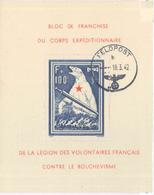 O LEGION VOLONTAIRE FRANCAISE BF N°1 - Bloc De L'Ours - Obl. Feldpost 18/3/42 - TB - Oorlogszegels
