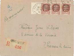 L Annemasse - N°6 - Bde De 3 - Obl. 20/9/44 - S/rec - Pr Thonon Les Bains - Avec Càd Arrivée - TB - Bevrijding