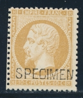 * N°3 - 10c Bistre - Charn. Infime - TB - Specimen