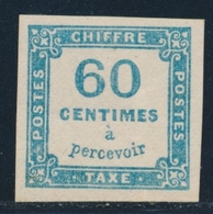 * N°9 - 60c Bleu - Signé Calves - TB - 1859-1959 Postfris