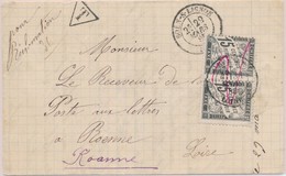 LAC N°15 - Paire - Obl. Roanne - 31/3/85 - Au Départ De Boen S/Lignon - TB - 1859-1959 Neufs