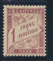 * N°25 - 1F Marron - TB - 1859-1959 Neufs