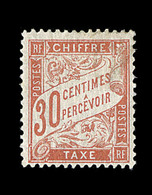 ** N°34 - 30c Rouge Orange - TB - 1859-1959 Neufs