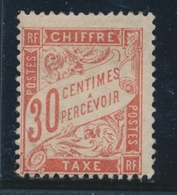 * N°34 - 30c Rouge Orange - Signé Calves - TB - 1859-1959 Neufs