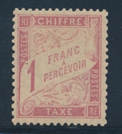 ** N°39 - 1F Rose S/paille - Signé Calves - TB - 1859-1959 Neufs