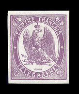 * TELEGRAPHE N°4 - 2F Violet - Signé Calves - Gomme Brunâtre - TB - Telegraaf-en Telefoonzegels