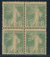 ** N°137l - 5c Vert - Bloc De 4 - Recto Verso - TB - Neufs