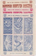 ** Foire De Paris 1942 - 3 Blocs De 6 Vignettes Coul. Diff. - TB - Andere & Zonder Classificatie