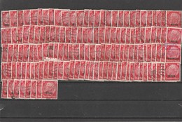 LOT DE 135 TIMBRES OBLITERE HINDENBURG N° 14 SURCHARGES -         TDA65 - Used Stamps
