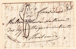 LAC Ribeauvillé - 15 Mai 1840 - T13 + Id Rge + CF "C"= St Hippolyte - TB - Lettres & Documents