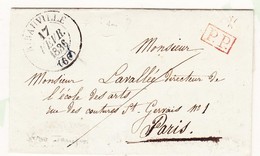 LAC P.P. Rge - T13 Ribeauvillé - 1836 - Pr Paris -TB - Brieven En Documenten
