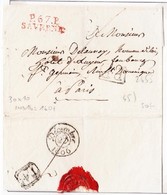 LSC P67P SAVERNE (Rouge) - Ind. 16 - Déc 1806 - B/TB - Brieven En Documenten