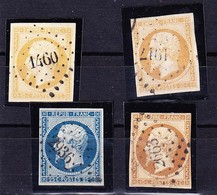 O N°10 - PC 2936 (Soultz) + N°13 (x3) - PC 1460, 1917, 2665 - B/TB - Lettres & Documents