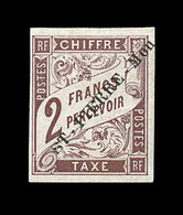 * TAXE N°9 - 2F Marron - TB - Vide