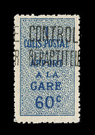 * N°7A - 60c Bleu - TB - Colis Postaux