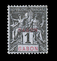 * N°16 - Variété Double GABON - TB - Andere & Zonder Classificatie