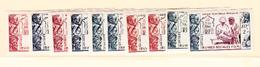 ** 1950 - Œuvres Sociales De La France  D'Outremer - 10 Val - ND - TB - Autres & Non Classés