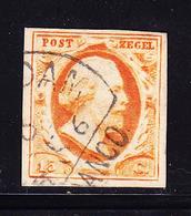 O N°3 - 15c Orange - Obl. Postale - TB - Lettres & Documents