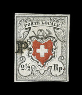 O N°14 Type I - (N°16) - Petite Réparation - Certif. Kimmel - 1843-1852 Federale & Kantonnale Postzegels