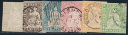 O N°21/26 (N°25/30) - N°21 (*) - Signé Brun - B/TB - 1843-1852 Timbres Cantonaux Et  Fédéraux