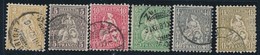 O N°44/46, 49, 50, 52 (N°49/51, 54, 55, 57) - Obl. Sans Garantie Pr Les N°50 Et 52 - B/TB - 1843-1852 Timbres Cantonaux Et  Fédéraux