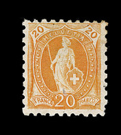 * N°66 (N°81) - Dent. 9 - TB - 1843-1852 Federale & Kantonnale Postzegels