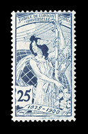 ** N°79C (N°91) - 25c Bleu Foncé -  Signé- TB - 1843-1852 Timbres Cantonaux Et  Fédéraux