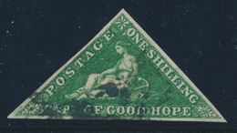O N°6a - 1s Vert Jaune - TB - Kaap De Goede Hoop (1853-1904)