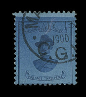 O N°22 - 3p Bleu S/bleu - TB - Kaap De Goede Hoop (1853-1904)