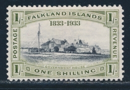 * N°66 - 1s Olive - TB - Falklandeilanden