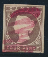 O N°1 - 4p Brun - TB - Gambia (1965-...)