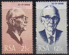 South Africa RSA - 1968 - President Jacobus Johannes Fouche JJ - Unused Stamps