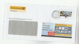 2007 GERMANY Deutsche Post 55c ADVERT POSTAL STATIONERY COVER Illus  BRIEFMARKEN  KOLLEKTION Saarland Anniv Stamps - Enveloppes - Oblitérées