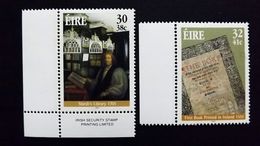 Irland 1321/2 AFA 1252/3 **/mnh, 300 Jahre Marsh-Bibliothek, 450 Jahre Buchdruck In Irland - Nuovi