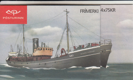 Iceland 2010 MNH Sc 1193c Booklet Of 4 Bjarni Riddari GK 1, Ingolfur Arnarson Fishing Boats - Booklets