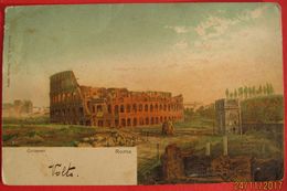 ROMA - COLOSSEO, VIAGGIATA 1905 - Coliseo