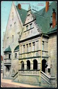 A9151 - Halberstadt - Rathaus - Gel 1912 - R. Lederbogen - Halberstadt
