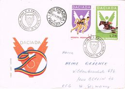26425. Carta BUCAREST (Rumania) 1978. DACIADA. Fechador Transito DRADEA - Cartas & Documentos