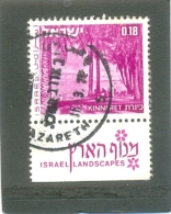 1971 ISRAEL Y & T N° 461 ( O ) Paysage - Used Stamps (with Tabs)