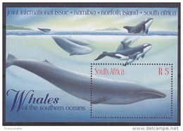 South Africa 1998 Whales M/s ** Mnh (20643) - Ongebruikt