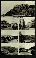 RB 1179 - Real Photo Postcard - Stirling Multiview - Perthshire Scotland - Stirlingshire