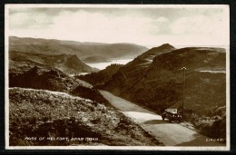 RB 1179 - Real Photo Postcard - Car On Road - Pass Of Melfort Oban - Argyllshire Scotland - Argyllshire