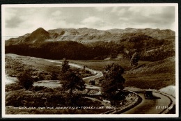 RB 1179 - Real Photo Postcard - Cars On Aberfoyle - Trossachs Road - Perthshire Scotland - Perthshire