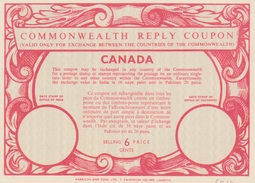 Delcampe - Coupon-réponse Canada Commonwealth 6 Cents - Modèle Co 14 - IRC CRI IAS - Antwortcoupons