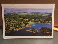 Gowlland Harbour , Quadra Island (Vancouver), Gelaufen 2016 - Cartes Modernes