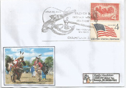 ETATS-UNIS. Guerres Franco-iroquoises Lac Champlain 1609 , Sur Lettre Adresséeen Floride, Année 2009. 400 Ième Anniv. - Indianer