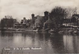 Torino - Po E Castello Medioevale - Fiume Po